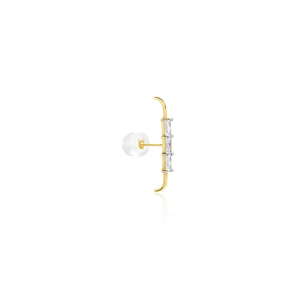 Bijou D'oreille Unitaire Alon Or Jaune Oxyde De Zirconium - Piercings d'oreilles Femme | Marc Orian