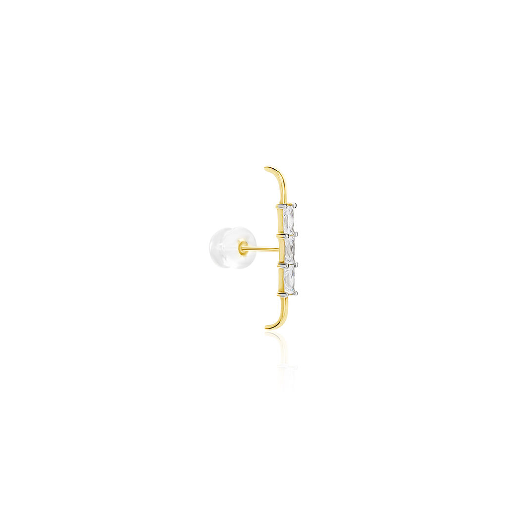 Bijou D'oreille Unitaire Alon Or Jaune Oxyde De Zirconium - Piercings d'oreilles Femme | Marc Orian