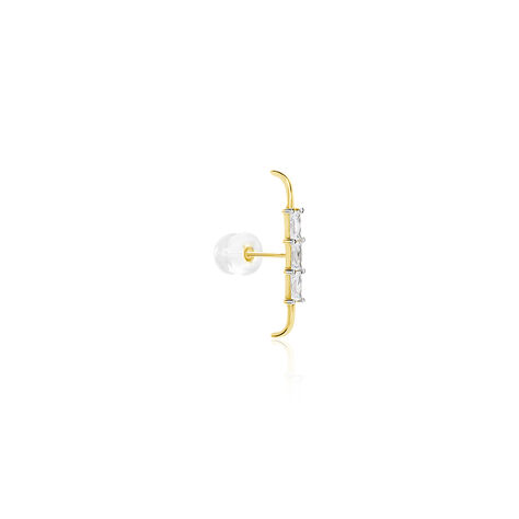 Bijou D'oreille Unitaire Alon Or Jaune Oxyde De Zirconium - Piercings d'oreilles Femme | Marc Orian