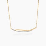 Collier Una Or Jaune Diamant - Colliers avec pierres Femme | Marc Orian