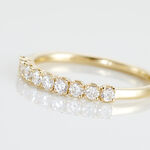Alliance Hera Or Jaune Diamant - Alliances avec pierres Femme | Marc Orian