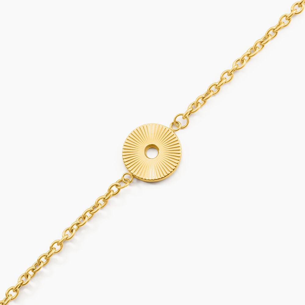 Bracelet Goker Acier Jaune - Bracelets cha&icirc;nes Femme | Marc Orian