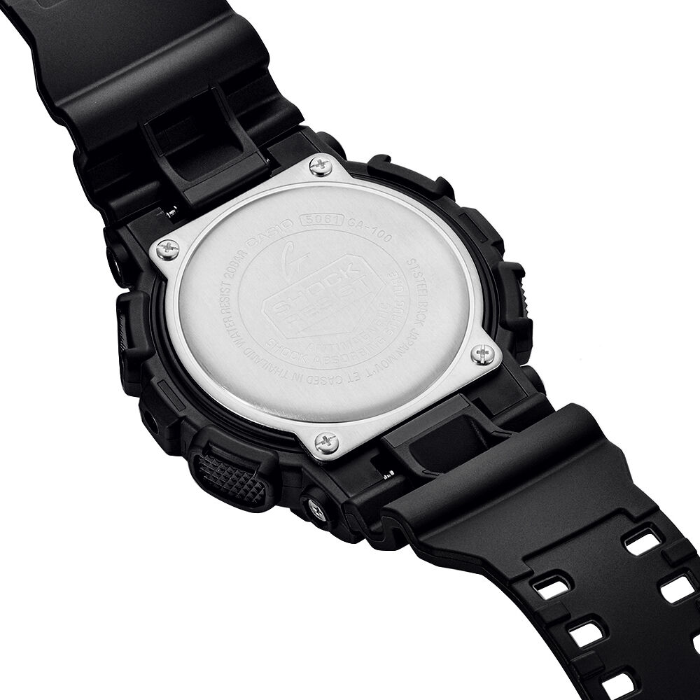 G shock analog black top