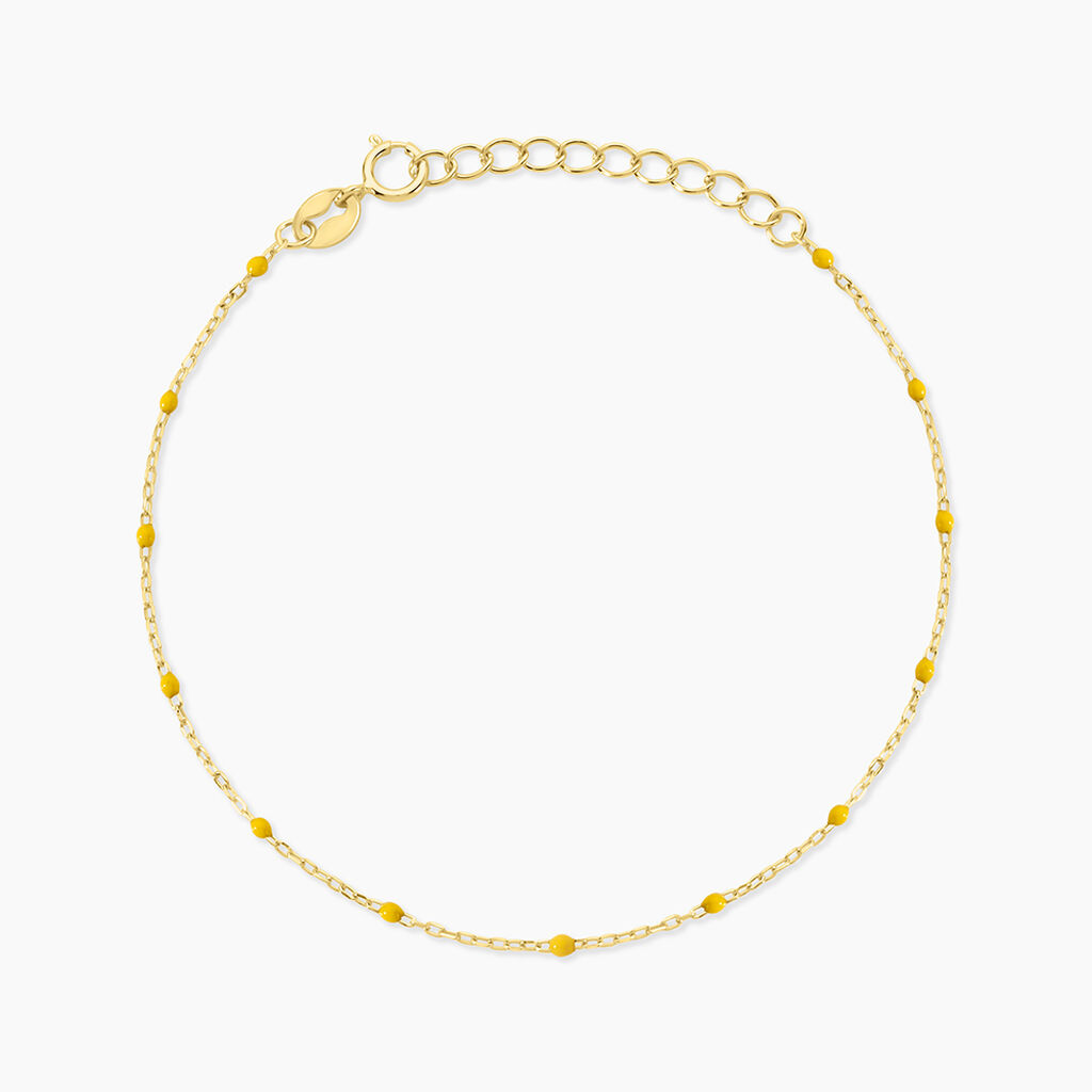 Bracelet Molly Argent Jaune - Bracelets fantaisie Femme | Marc Orian