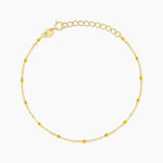 Bracelet Molly Argent Jaune - Bracelets fantaisie Femme | Marc Orian