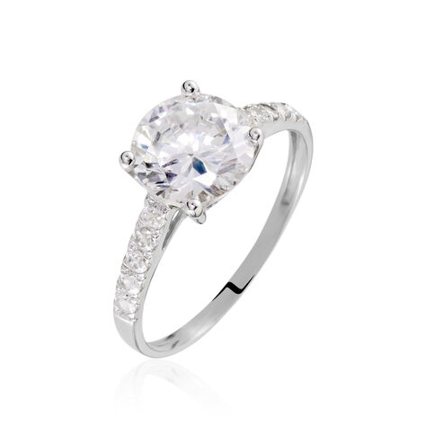 Solitaire Terese Or Blanc Oxyde De Zirconium - Alliances Femme | Marc Orian