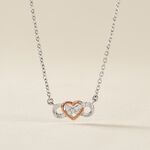 Collier Amuri Argent Bicolore Oxyde De Zirconium - Colliers avec pierres Femme | Marc Orian