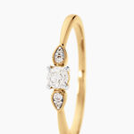 Bague Athenias Or Jaune Diamant - Solitaires Femme | Marc Orian