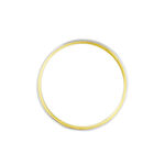 Alliance Miroir Ruban Plat Or Bicolore - Alliances duo Unisex | Marc Orian