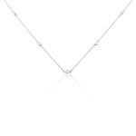 Collier Vashti Argent Blanc Oxyde De Zirconium - Colliers avec pierres Femme | Marc Orian