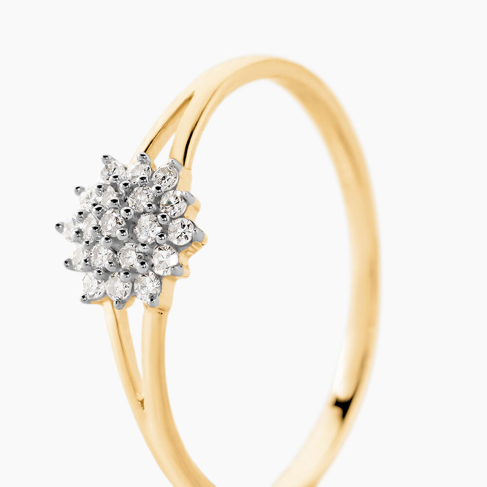 Bague Barbra Or Jaune Diamant - Parures de mariage Femme | Marc Orian