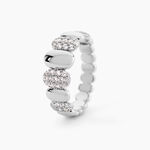 Bague Madame Argent Blanc Oxyde De Zirconium - Bagues avec pierre Femme | Marc Orian