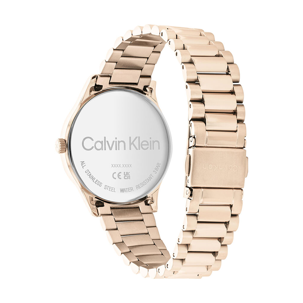 Montre Calvin Klein Iconic Bracelet Rose - Montres classiques Femme | Marc Orian