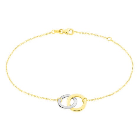 Bracelet Adila Or Bicolore - Bracelets Anneaux Entrelaces Femme | Marc Orian