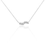 Collier Aleyna Argent Blanc Oxyde De Zirconium - Colliers avec pierres Femme | Marc Orian