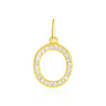 Pendentif Lettre O Or Jaune Oxyde - Pendentifs Famille | Marc Orian