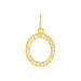 Pendentif Lettre O Or Jaune Oxyde - Pendentifs Famille | Marc Orian