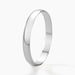Alliance Meredithe Demi Jonc Classique Or Blanc - Alliances Famille | Marc Orian