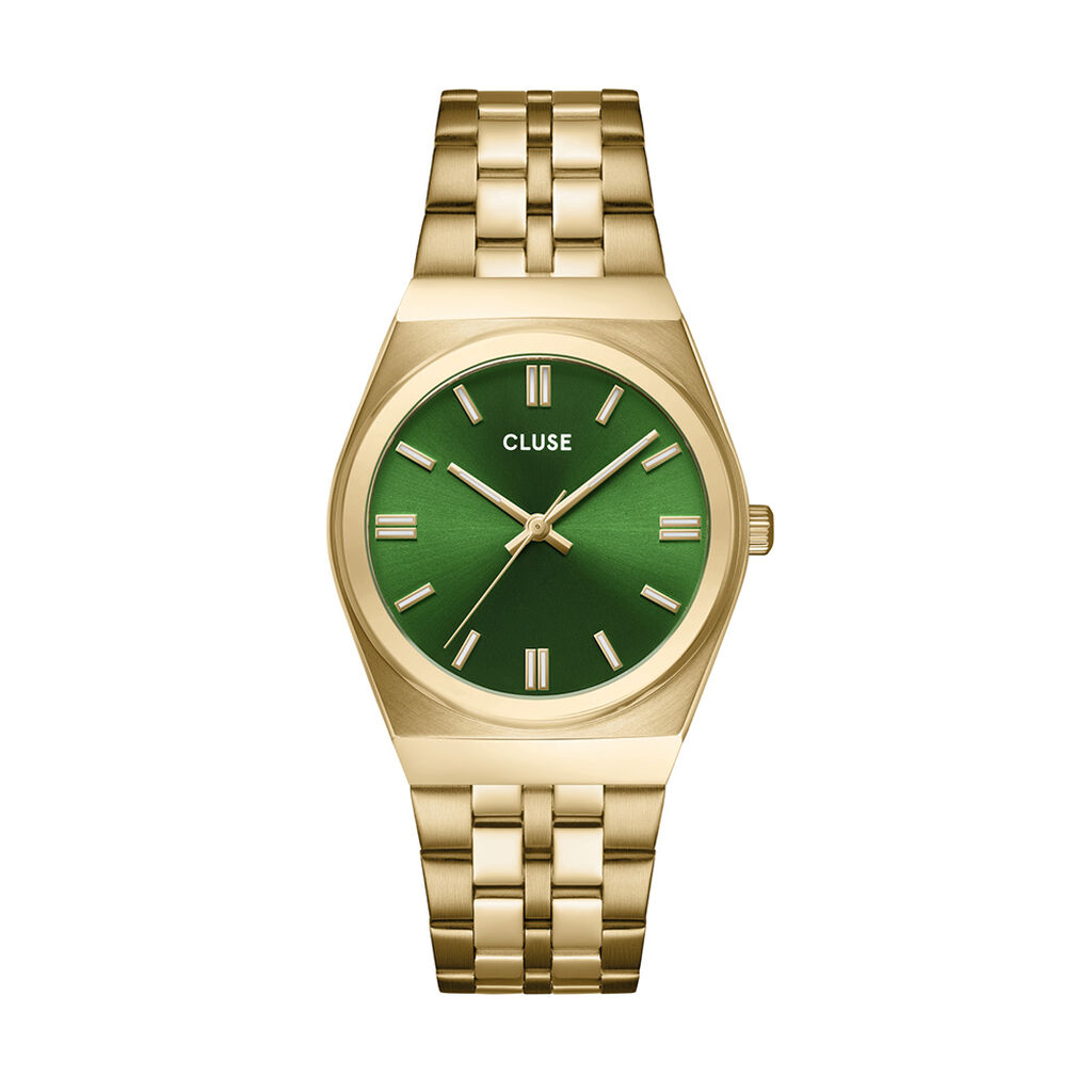 Montre Cluse Retro 70's Vert - Montres étanches Femme | Marc Orian