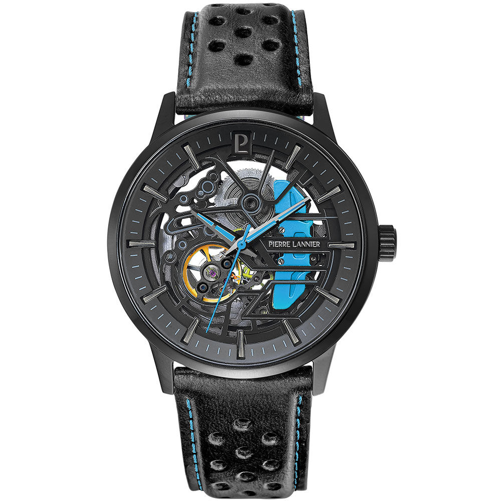 Montre Pierre Lannier Paddock Noir - Montres automatiques Homme | Marc Orian