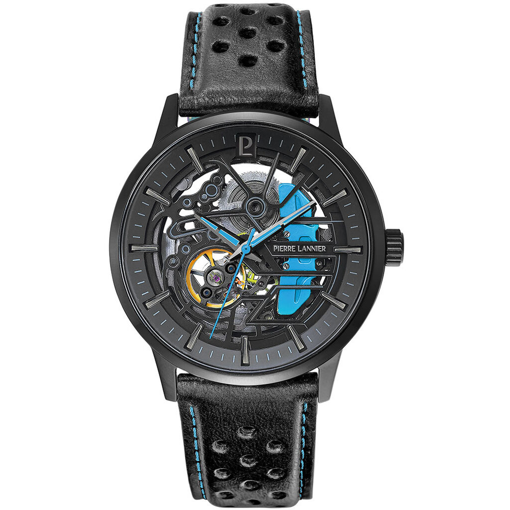 Montre Pierre Lannier Paddock Noir - Montres automatiques Homme | Marc Orian