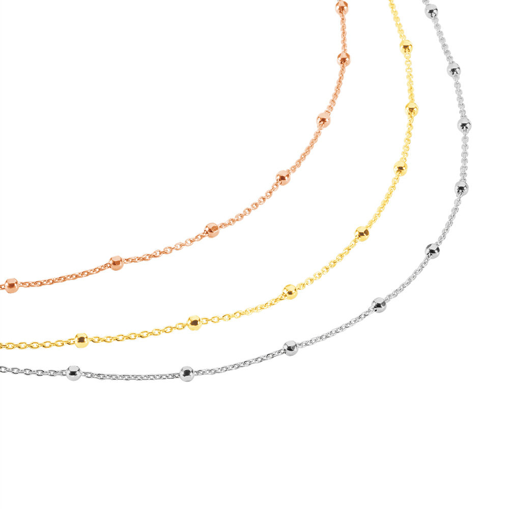 Collier Clorinthe Argent Tricolore - Colliers multirangs Femme | Marc Orian