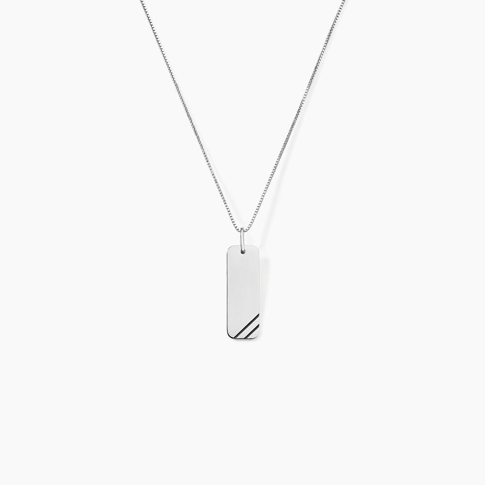 Collier Ryan Or Blanc - Colliers Homme | Marc Orian