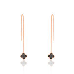 Boucles D'oreilles Pendantes Kathalyne Argent Rose Oxyde De Zirconium - Pendantes Femme | Marc Orian