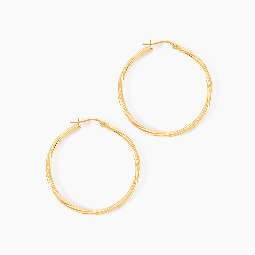 Créoles Youri Or Jaune - Créoles Femme | Marc Orian