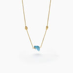 Collier Natille Or Jaune Apatite - Colliers avec pierres Femme | Marc Orian