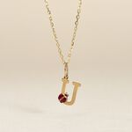 Pendentif Helidie Coccinelle Lettre Or Jaune - Pendentifs Enfant | Marc Orian