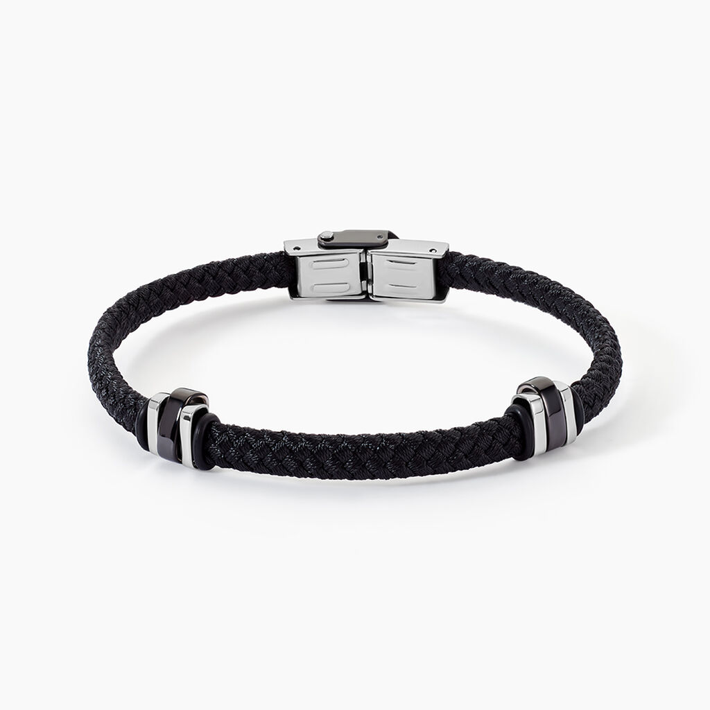 Bracelet Etienne Acier Blanc - Bracelets cordons Homme | Marc Orian