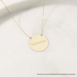 Collier Beavis Or Jaune - Bijoux personnalis&eacute;s Femme | Marc Orian