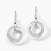 Boucles D'oreilles Pendantes Grizzel Argent Blanc Oxyde De Zirconium - Pendantes Femme | Marc Orian