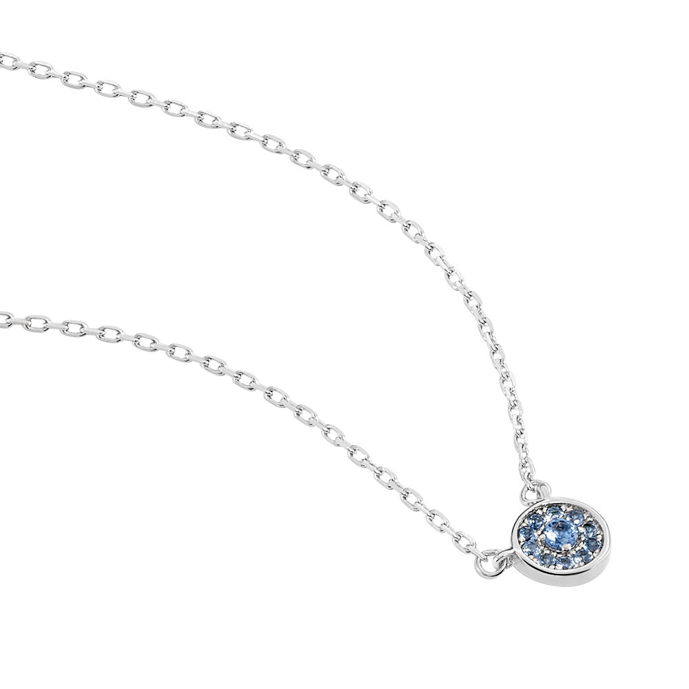 Collier Auxana Argent Blanc Oxyde De Zirconium - Colliers avec pierres Femme | Marc Orian