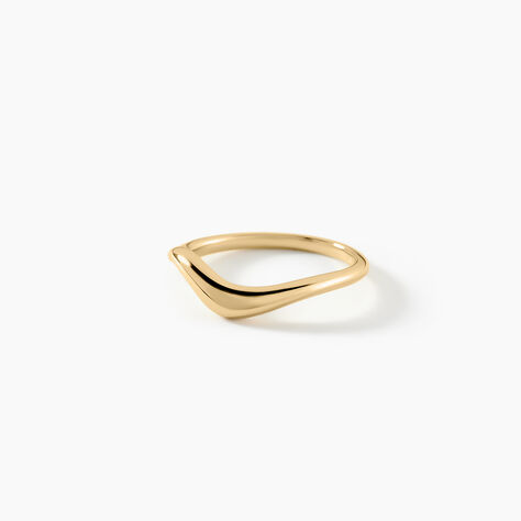 Bague Omega Argent Dor&eacute; A L'Or 750/1000 - Bijoux fantaisie Femme | Marc Orian