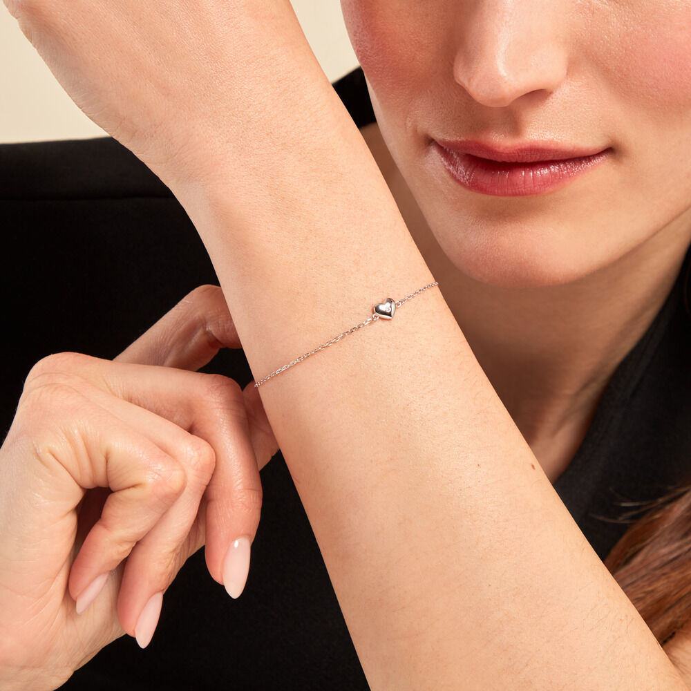 Bracelet Mylie Argent Blanc Oxyde De Zirconium - Bracelets chaînes Femme | Marc Orian