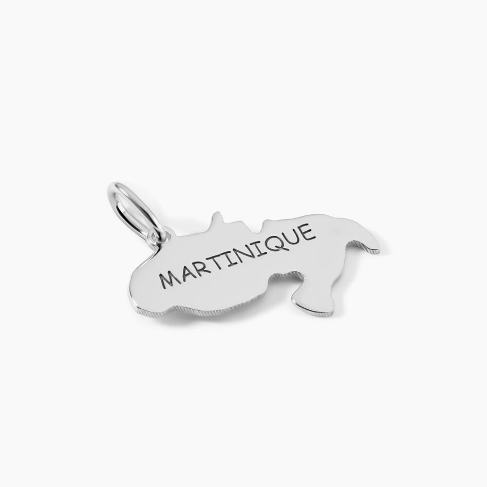 Pendentif Thea Argent Blanc - Bijoux fantaisie Famille | Marc Orian