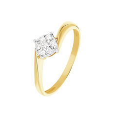 Bague Solitaire Lysia Or Jaune Diamant - Bagues Solitaire Femme | Marc Orian