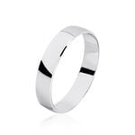 Alliance Isidorius Ruban Bombe Or Blanc - Alliances personnalis&eacute;es Famille | Marc Orian