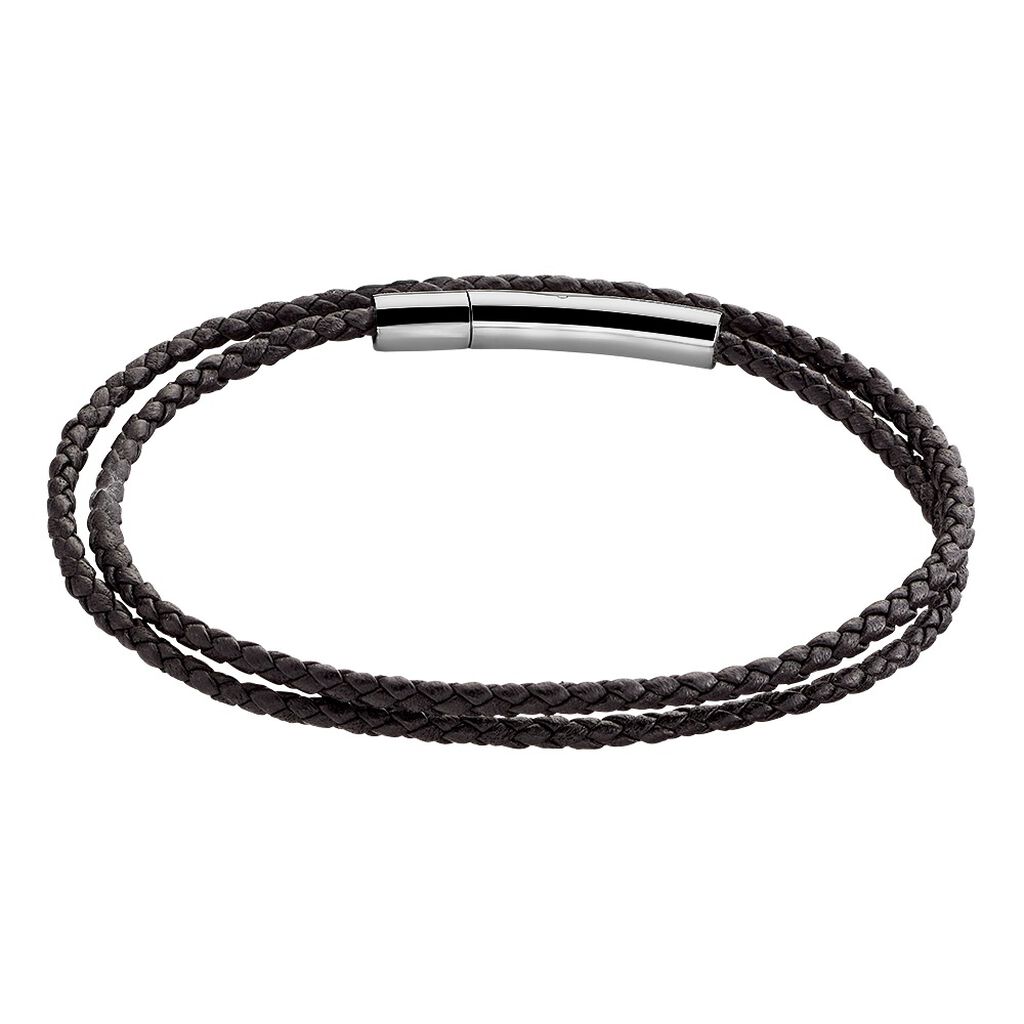 Bracelet Calvino Acier Blanc - Bracelets cuir Homme | Marc Orian