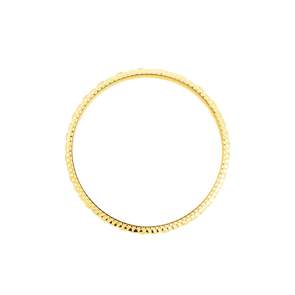 Alliance Fantaisie Diamantee Ruban Plat Or Jaune - Alliances duo Unisex | Marc Orian