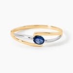 Bague Sylvene Or Bicolore Saphir - Solitaires Femme | Marc Orian