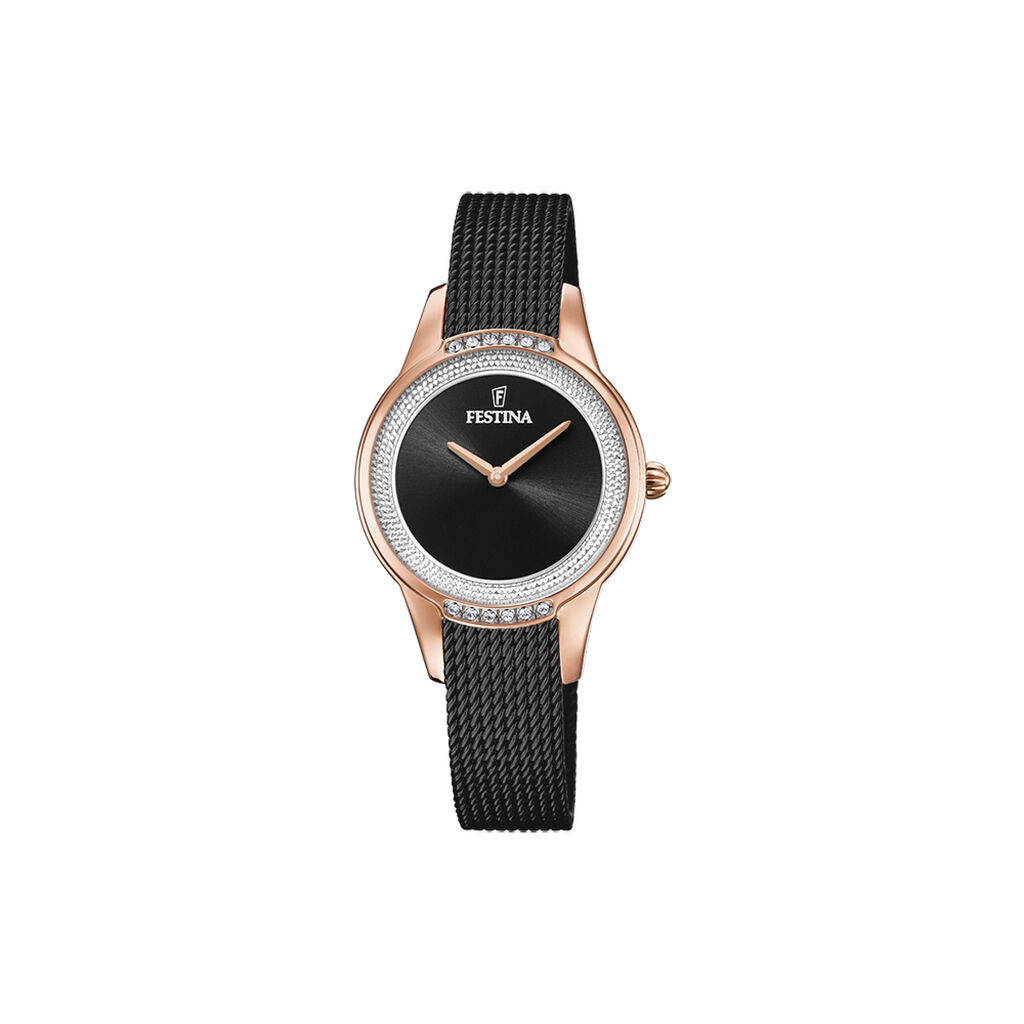 Montre Festina Mademoiselle Noir - Montres &eacute;tanches Femme | Marc Orian