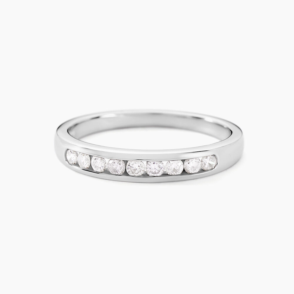 Alliance Giulia Or Blanc Diamant - Alliances duo Femme | Marc Orian