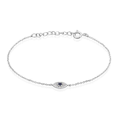 Bracelet Josue Argent Blanc Oxyde De Zirconium - Bracelets chaînes Femme | Marc Orian