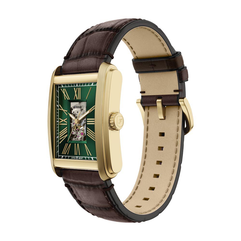 Montre Fossil Carraway Automatic Vert - Montres automatiques Homme | Marc Orian