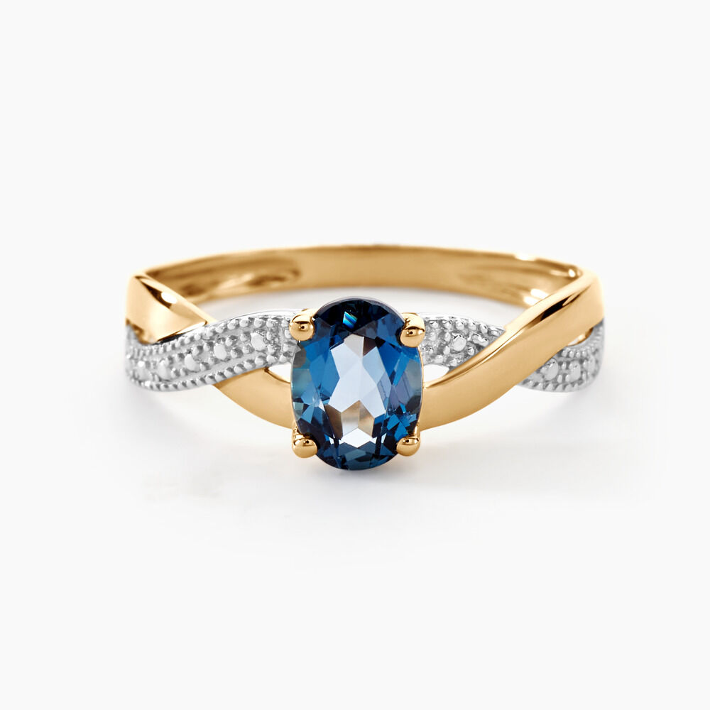 Bague Or Jaune Candice Topaze - Bagues pierres fines Femme | Marc Orian