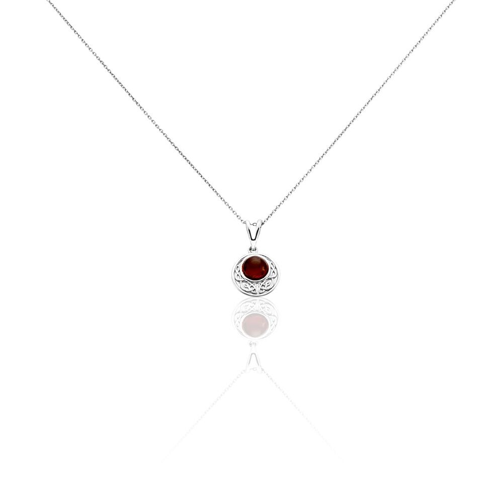 Collier Argent Blanc Mystica Ambre - Colliers avec pierres Femme | Marc Orian