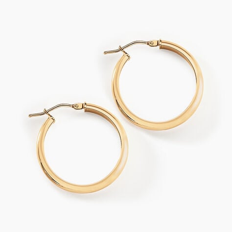 Cr&eacute;oles Vickie Or Jaune - Cr&eacute;oles Femme | Marc Orian